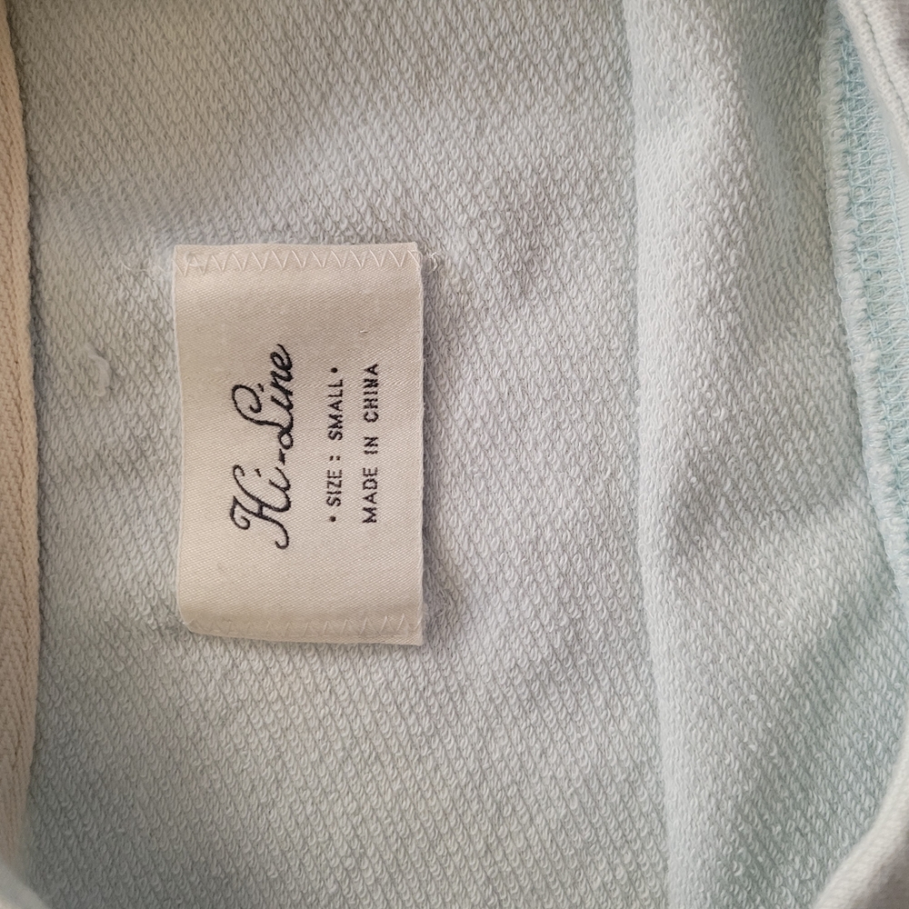 Blue Hi-Line Colorblock Sweatshirt - Picture 2 of 5